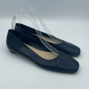 Everlane The 90's Womens Black Leather Slip On Comfort Ballet Flats Size US 7